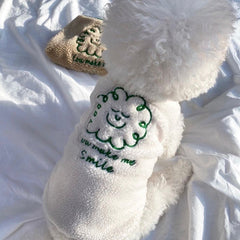 Kids Dogs T Shirt Bichon Schnauzer Flower Smile Tops