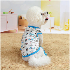 Shirts for Dogs Floral Pet Thin Clothes