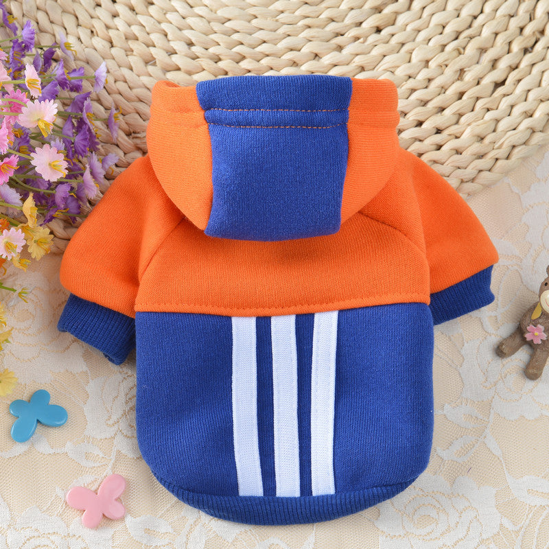 Dog Hoodie Pet Hooded Stripe