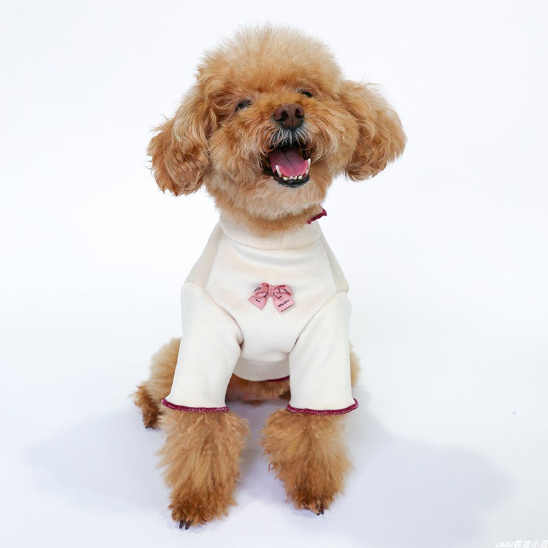 Dress of Dog Bichon Hiromi Velvet Comfortable Soft Shirt